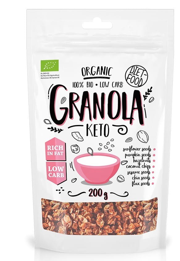 Keto muesli BIO 200 g COMIDA DIETÉTICA