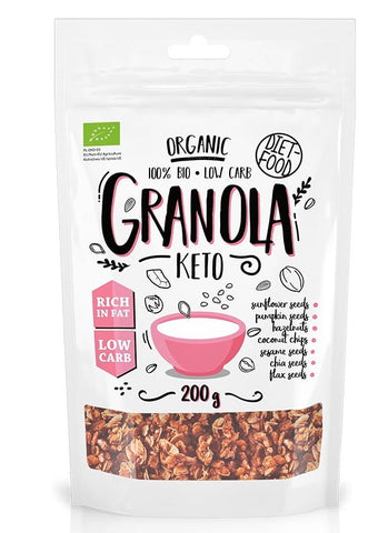 Keto muesli BIO 200 g COMIDA DIETÉTICA