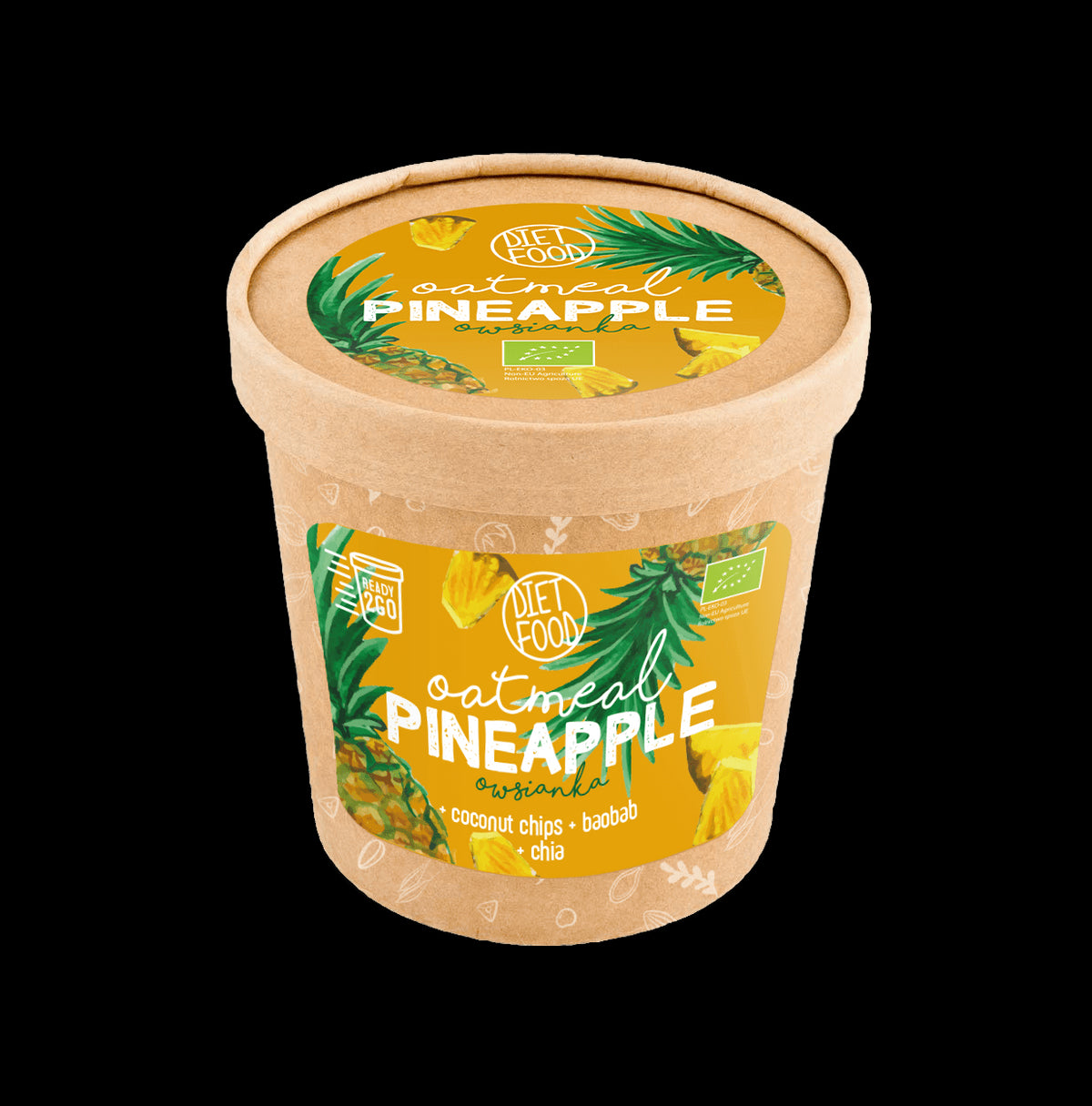 Porridge with pineapple 70g ECO DIET - FOOD