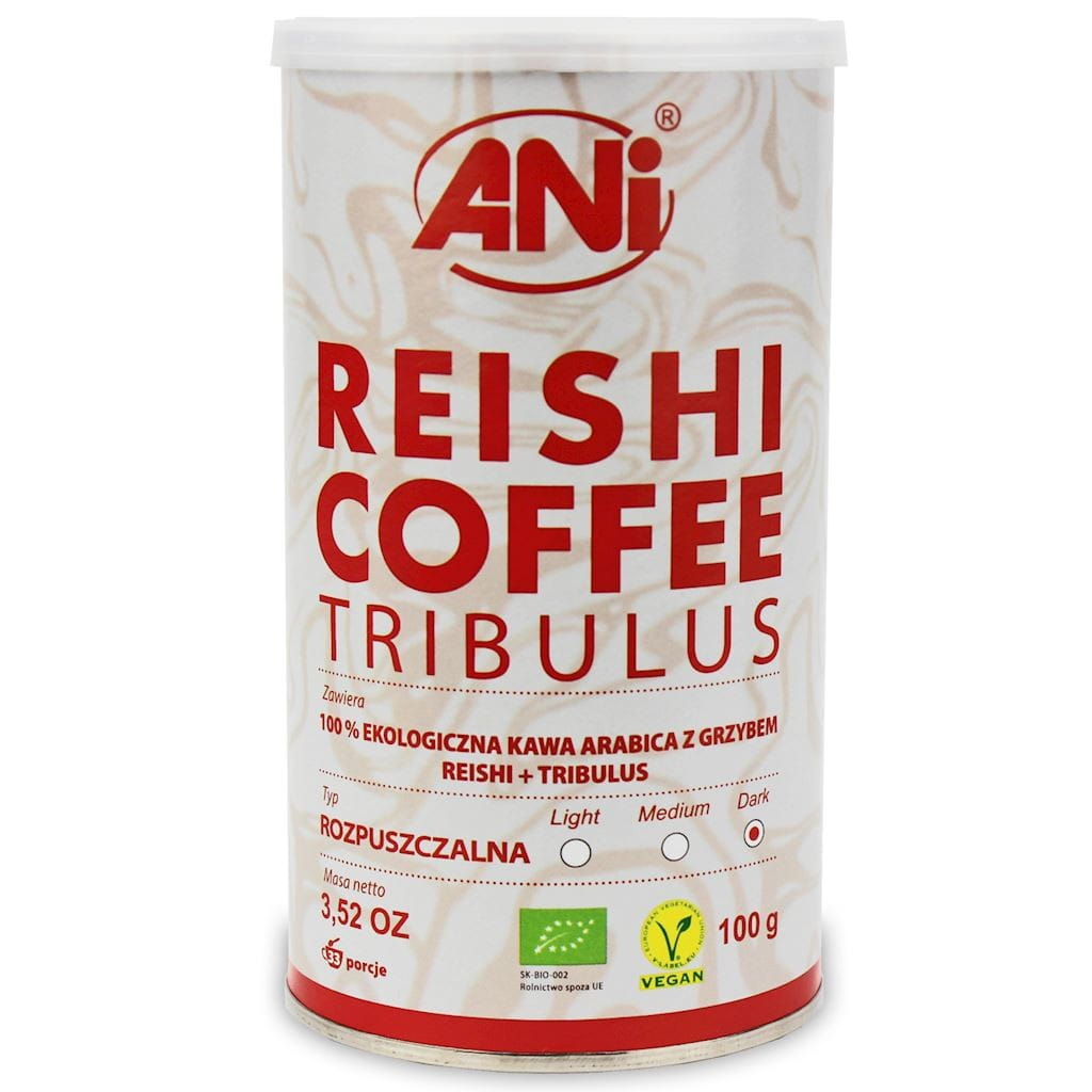 Café Instantáneo Arábica con Hongo Reishi y Tribulus BIO 100 g - ANI