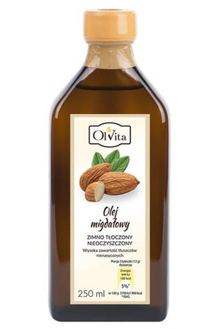 Aceite de almendras, prensado en frío 250 ml OLVITA