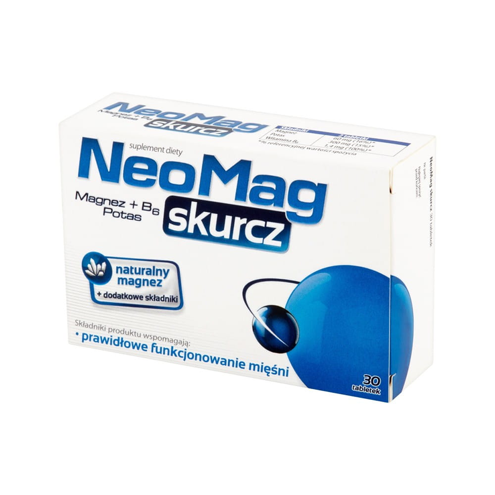 Neomag Contracción Magnesio B6 + Potasio 30 comprimidos