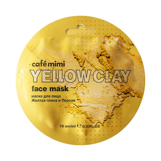 Haarmaske aus gelber Tonerde und Pfirsich 10 ml CAFEMIMI - Biogo.de