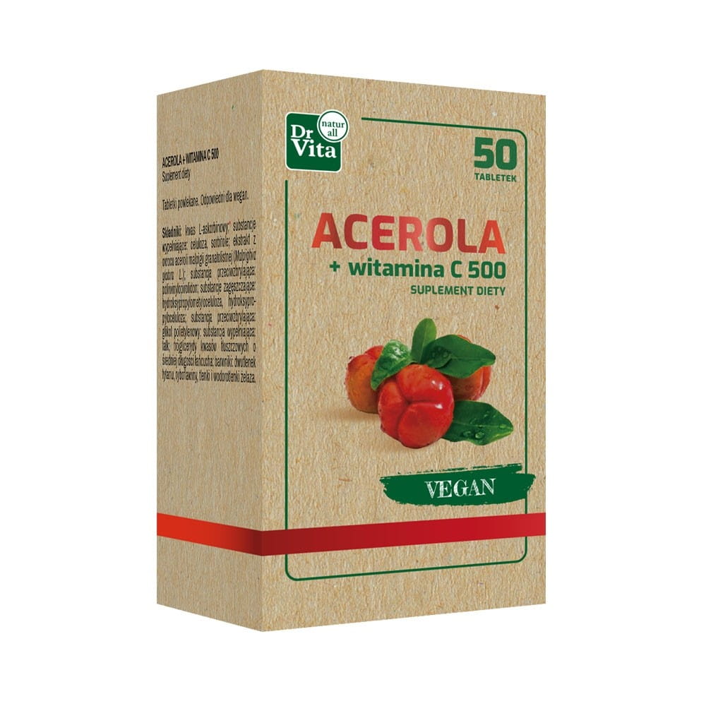 Acerola + Vitamina C 500 50 comprimidos