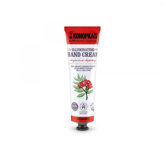 Handcreme von EUROBIO LAB für alle Hauttypen, 75 ml, pflegende Textur, auf der Haut aufgetragen, gepflegte Hände sichtbar