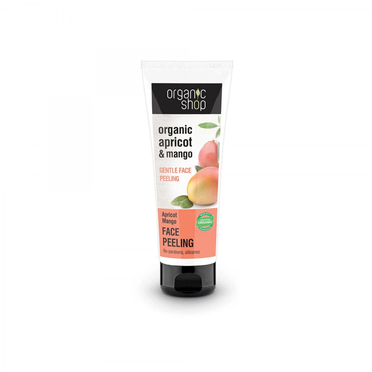 Zartes Pfirsich-Mango-Gesichtspeeling 75 ml - Biogo.de