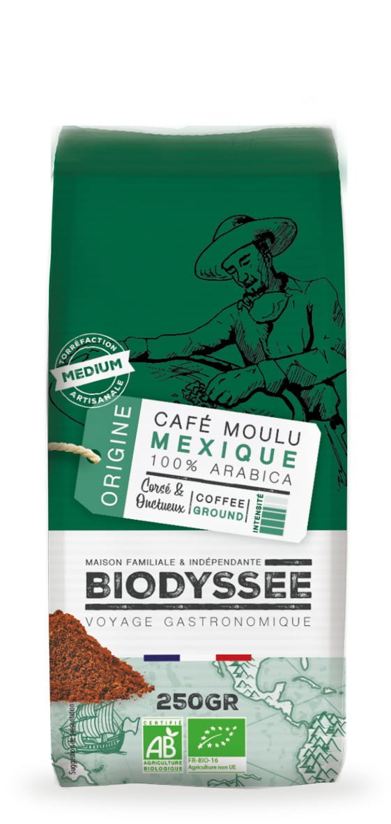 Kaffee 100% Arabica Mexiko gemahlen 250g ECO BIODYSSEE