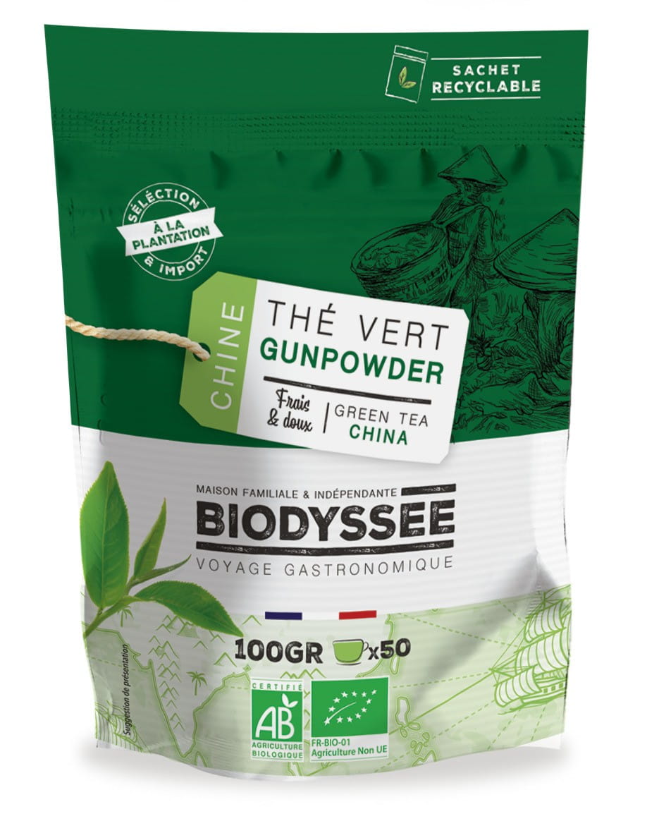 Grüntee-Schießpulver 100g ECO BIODYSSEE