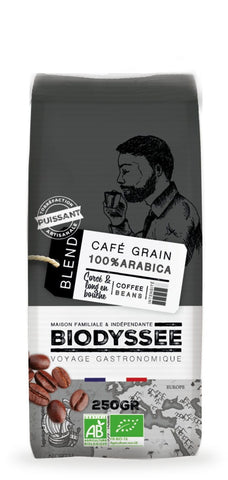 100% chicchi di caffè Arabica forte 250 g ECO BIODYSSEE