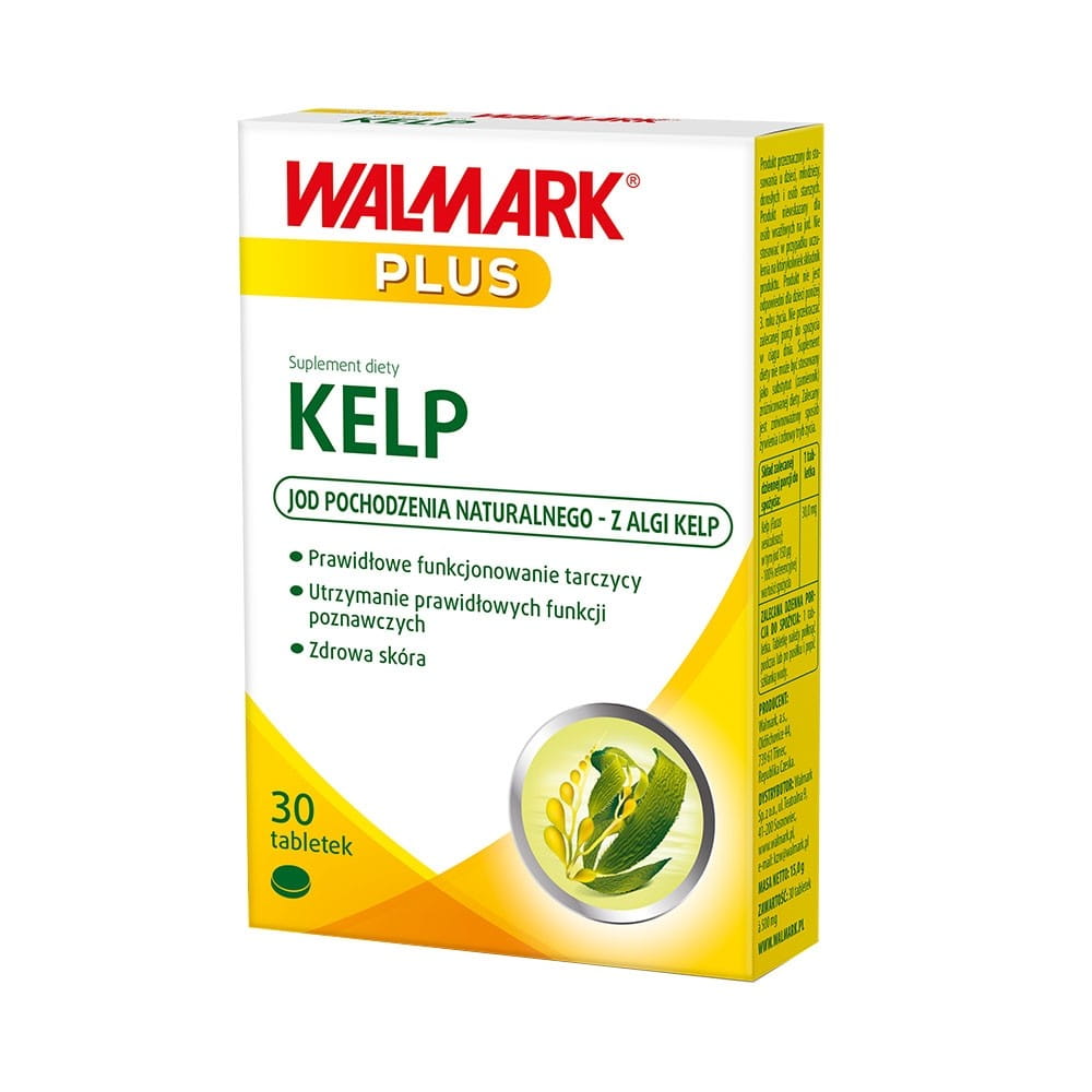 Yodo de origen natural de algas kelp 30 comprimidos