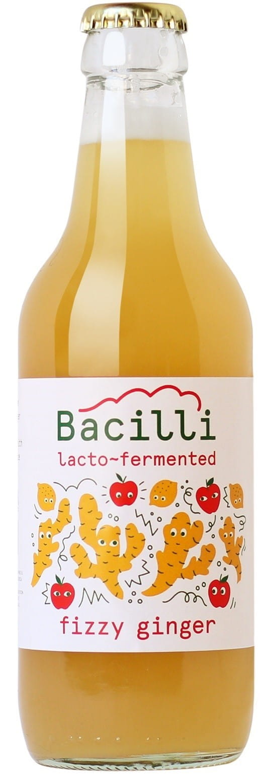 Kohlensäurehaltiges Getränk mit Probiotika BIO Ingwer 330 ml - Biogo.de