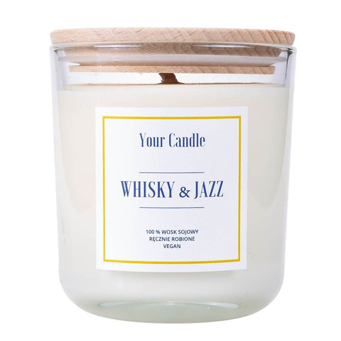 Whisky & Jazz Sojakerze 210 ml - YOUR CANDLE