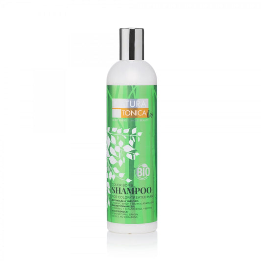 Haarshampoo von EUROBIO LAB zum Schutz der Haarfarbe, 400 ml Flasche, cremige Textur, ideal für coloriertes Haar