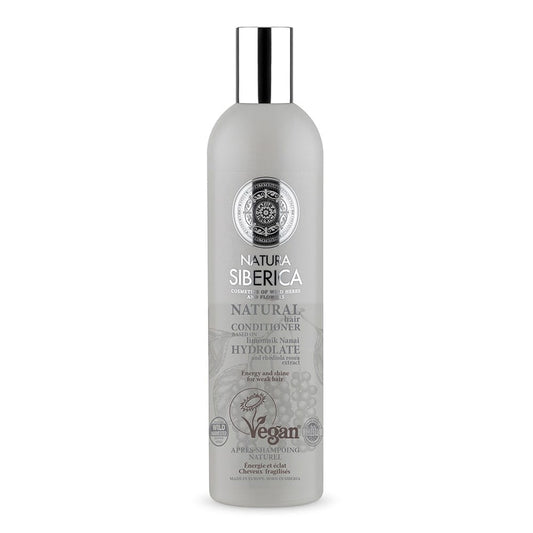 EUROBIO LAB Conditioner für schwaches Haar, 400 ml, cremige Textur und pflegende Inhaltsstoffe für mehr Stärke und Glanz