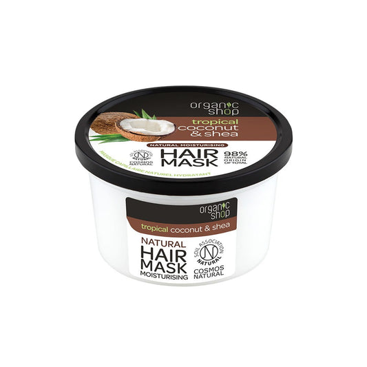 Feuchtigkeitsintensive Haarmaske von EUROBIO LAB in 250 ml, mit feuchtigkeitsspendender Wirkung und stimulierendem Effekt.