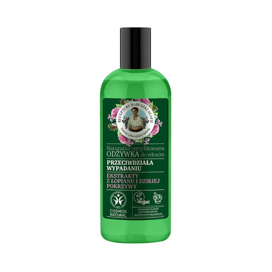 Eurobio Lab Anti-Haarausfall-Conditioner in 260 ml Flasche, sichtbar auf dem Bild, für kräftiges und gesundes Haar