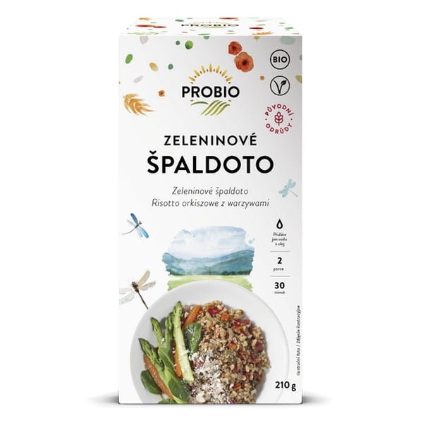 Mixture for spelled risotto with dried vegetables BIO 210 g - PROBIO