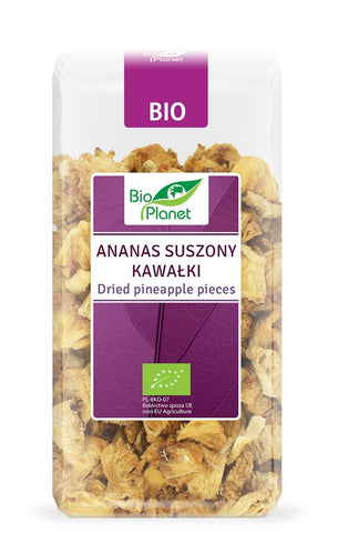 Trozos de piña deshidratada BIO 100 g - BIO PLANET