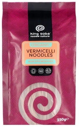 Nudeln (Reis, Vollkornnudeln) Fadennudeln glutenfrei BIO 250 g - KING SOBA - Biogo.de
