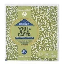 Bezlepkový ryžový papier BIO 200 g (22 ks) - KING SOBA