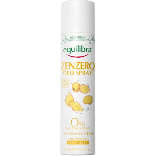 Ingwer-Deo-Spray 75 ml EQUILIBRA - Biogo.de