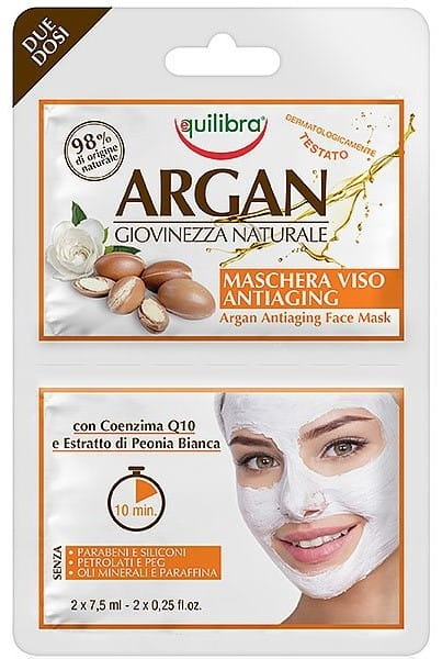 Masque visage Argan 2x75ml EQUILIBRA