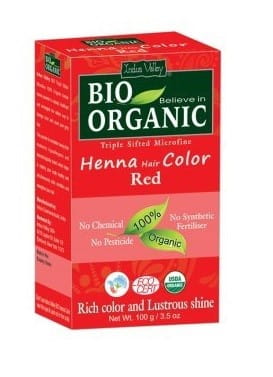 Bio rotes Henna 100g INDUS VALLEY - Biogo.de