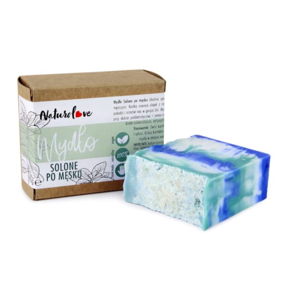 Jabon de sal macho 90 g NATUROLOVE