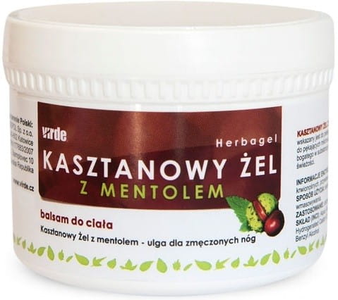 Gaštanový gél s mentolom 250ml VIRDE