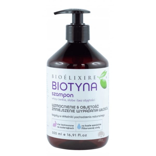 Biotin stärkendes Shampoo 500 ml bioELIXIRE
