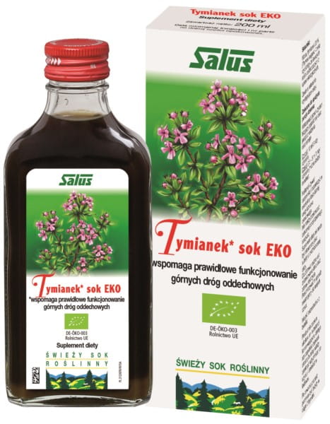 Kräuter - Thymian Nabe, ECO-Saft 200 ml - Biogo.de Hlavný obrázok produktu