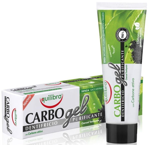 Toothpaste with activated carbon 75ml EQUILIBRA