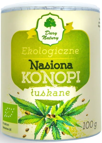 Geschälte Hanfsamen ECO 100g GESCHENKE DER NATUR - Biogo.de Hlavný obrázok produktu
