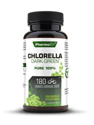 Vitamín Chlorella tmavozelená 180 tabliet - PHARMOVIT