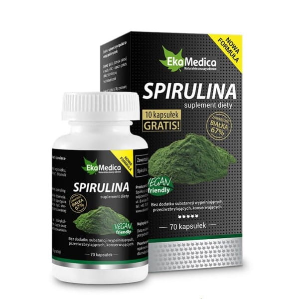 Spiruline 60 gélules EKAMEDICA