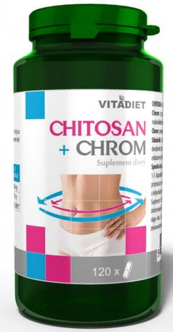 Chitosan + chrome 120 capsules VITADIET blood sugar levels