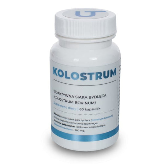Visanto Kolostrum 200 MG in 60 Kapseln, nährstoffreiches Nahrungsergänzungsmittel für das Immunsystem.