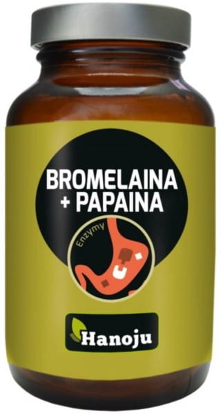 Bromelain Papain 500 MG 90 Kapseln Verdauung HANOJU - Biogo.de Immagine principale del prodotto