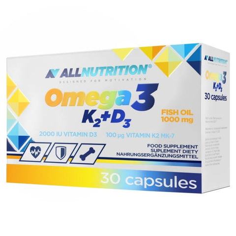 OMEGA 3 K2 D3 30 Capsules ALL NUTRITION