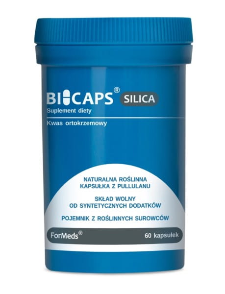 Bicaps Kieselsäure Silizium 60 Kps. Mineralien FORMEDS - Biogo.de Hlavný obrázok produktu