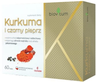 Biovitum curcuma et poivre noir 60 gélules COLFARM