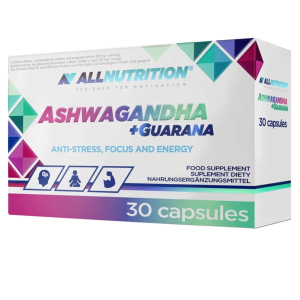 Ashwagandha + Gurana 30 cápsulas ALLNUTRITION