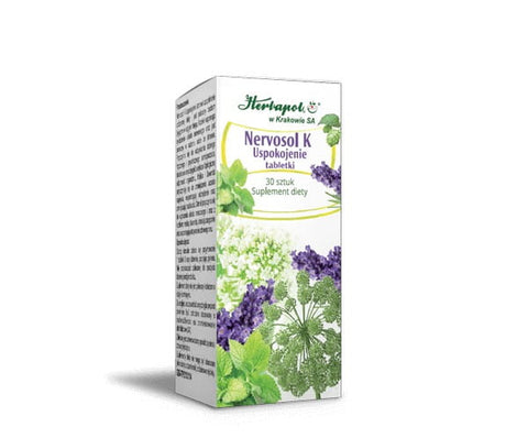 Nervosol K 30 tablets soothing HERBAPOL