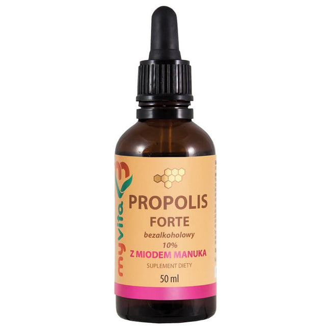 Propolis FORTE 10% 140 MG mit Manukahonig 168 MG Tropfen 50 ml MYVITA Hover Image