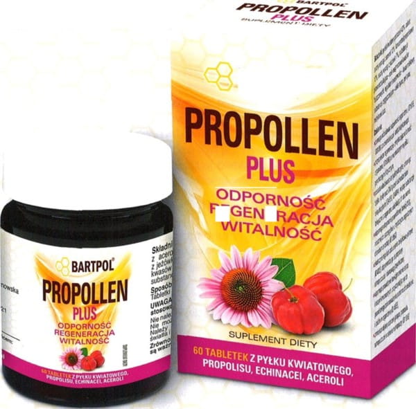Propollen plus 60 Tab Resistenz, Regeneration BARTPOL - Biogo.de 主图
