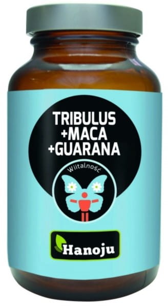Tribulus Maca Guarana 500 MG 90 Kapseln Energie HANOJU - Biogo.de Hover Image