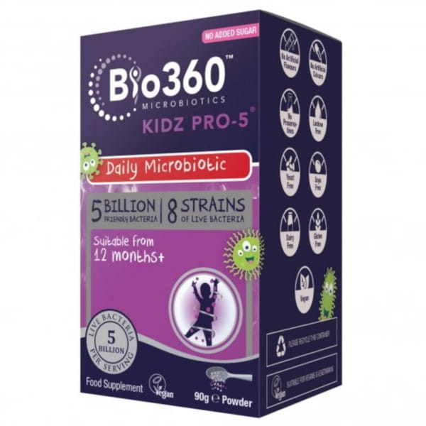 Kidz pro - 5 Milliarden Probiotika 90 g NATURES AID - Biogo.de