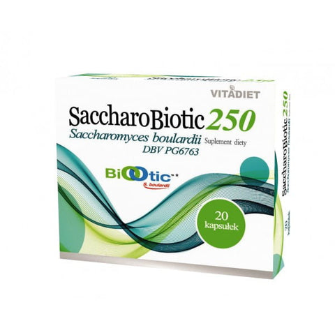 Saccharobiotic 250 20 Kps. Nahrungsergänzungsmittel VITADIET