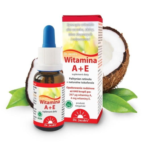 Vitamina A + E 20 ml 640 gotas DR.JAKOBS