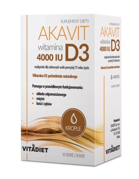 Akavit vitamine D3 4000 ui 30 ml VITADIET